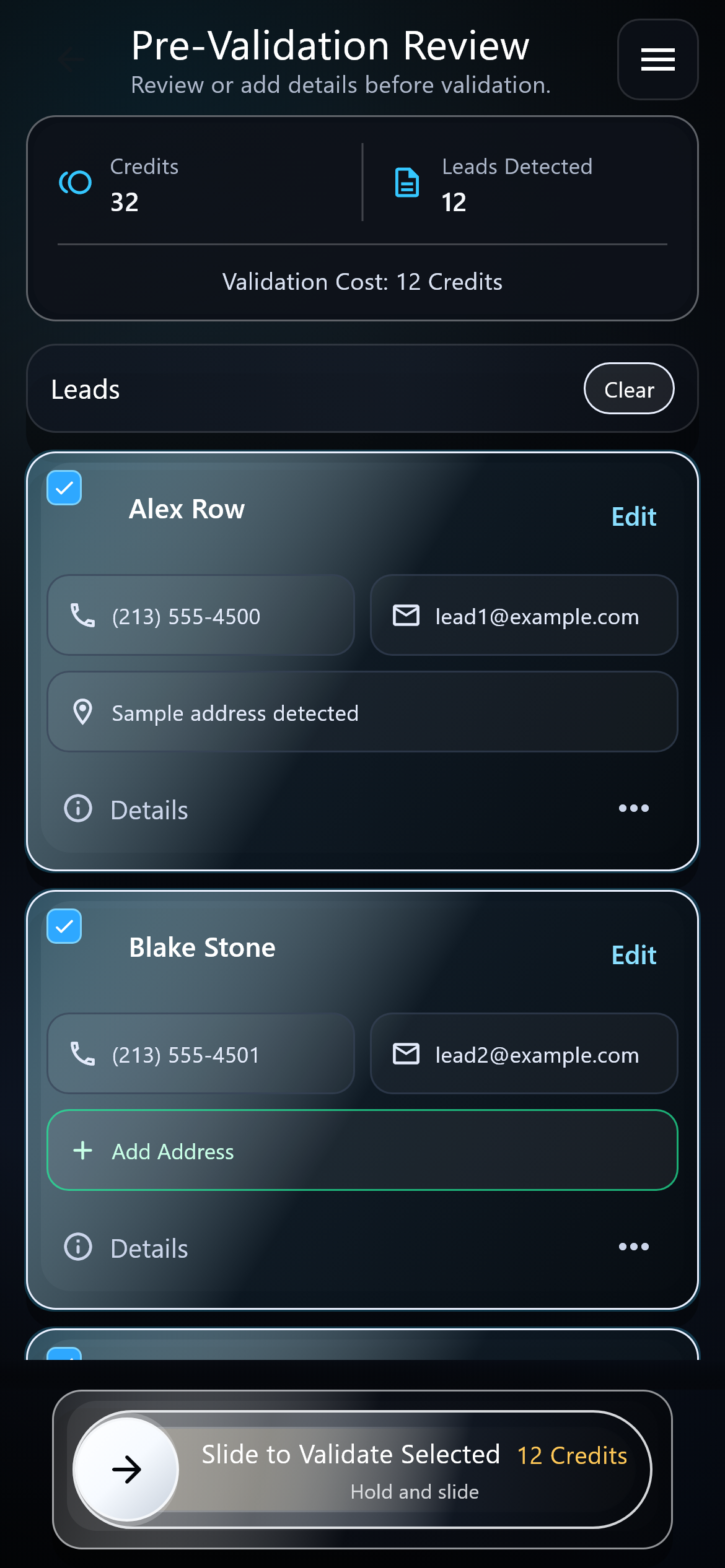 ZeroScanX pre-validation review workspace